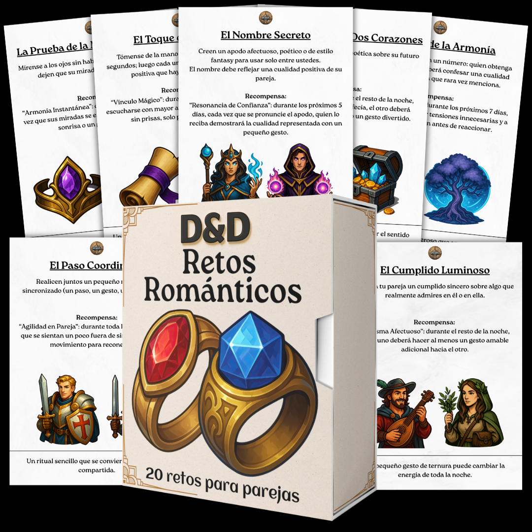 20 retos románticos de D&D