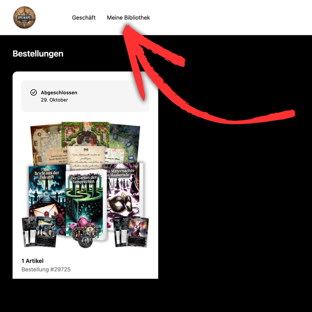 Download-Anleitung – Das ultimative D&D Date Night Bündel