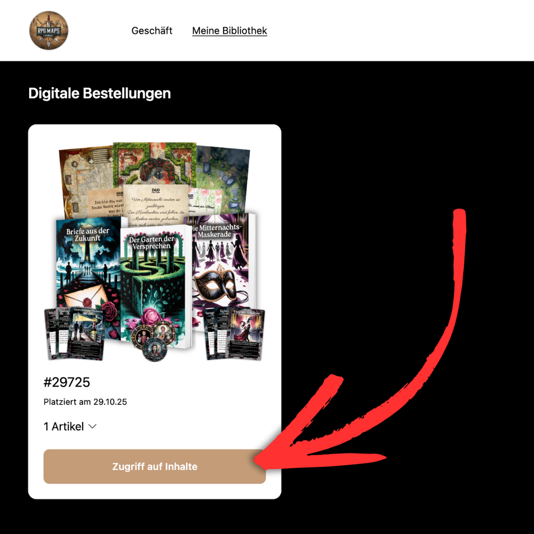 Download-Anleitung – Das ultimative D&D Date Night Bündel