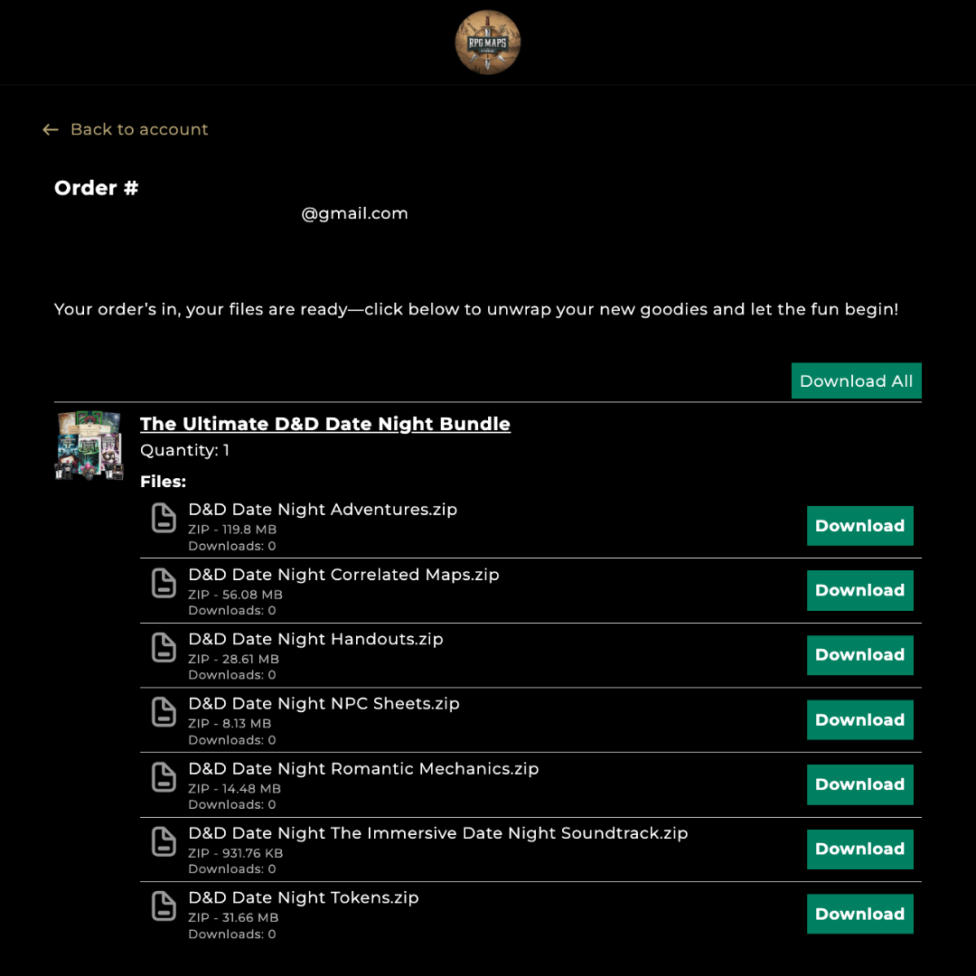 Download Instructions – The Ultimate D&D Date Night Bundle