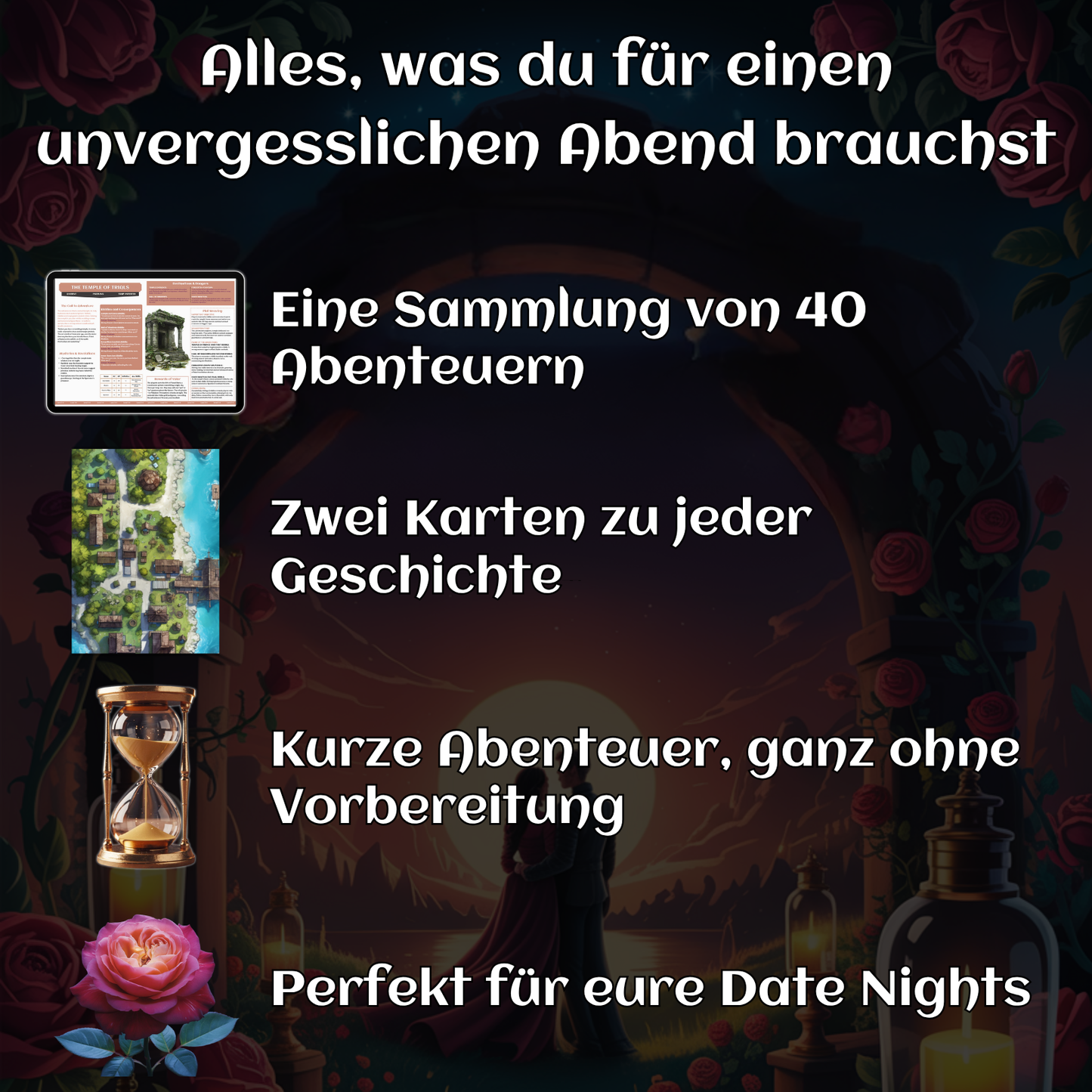 40 Abenteuer für endlose Date Nights