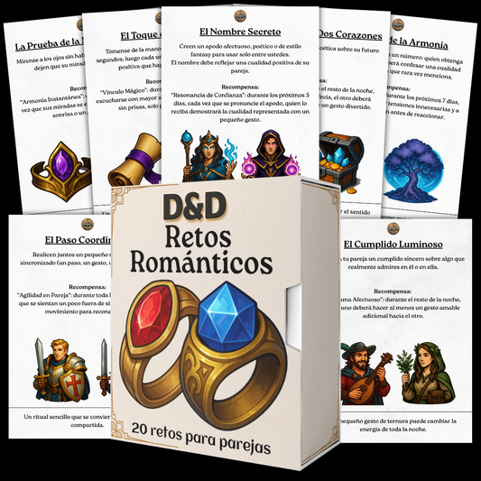 20 retos románticos de D&D