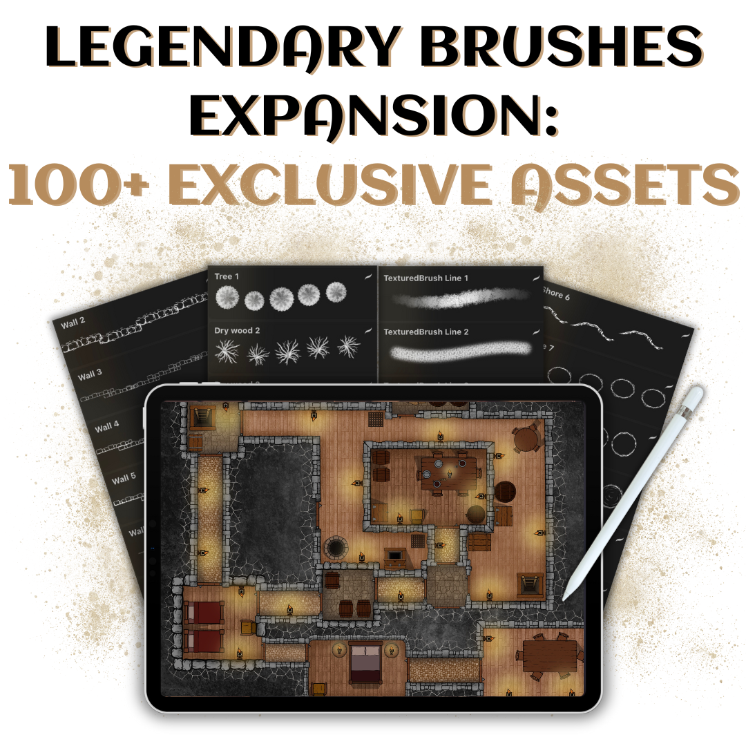 Legendary Brushes Expansion – 100+ Exclusive Assets (R)