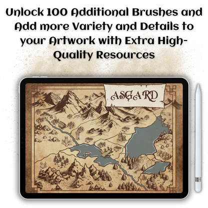 Legendary Brushes Expansion – 100+ Exclusive Assets (R)