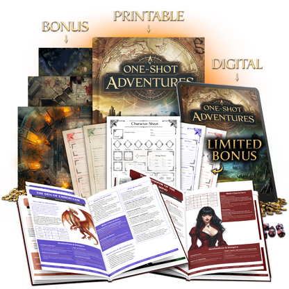One-Shot Adventures Bundle & Journal (Pics)