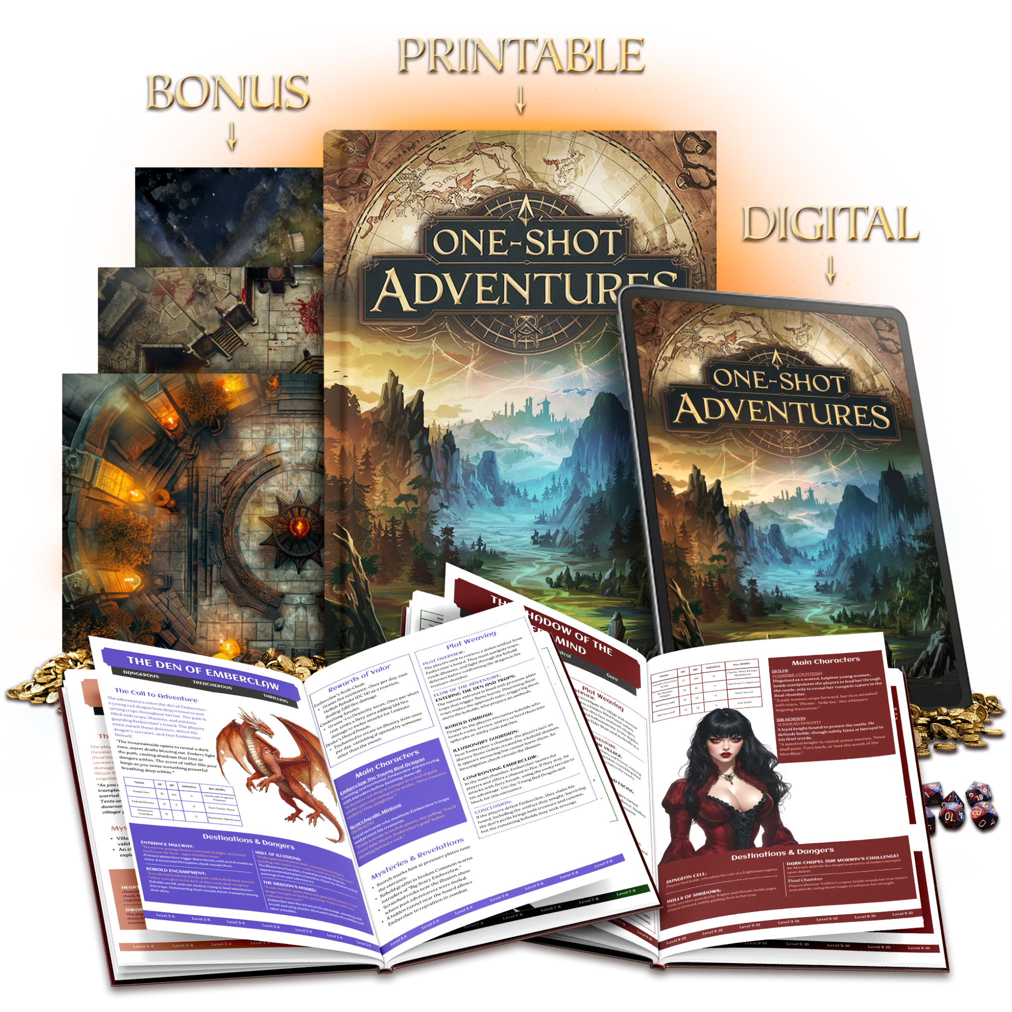 One-Shot Adventures Bundle (Pics)
