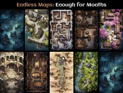 500+ Maps ready to use