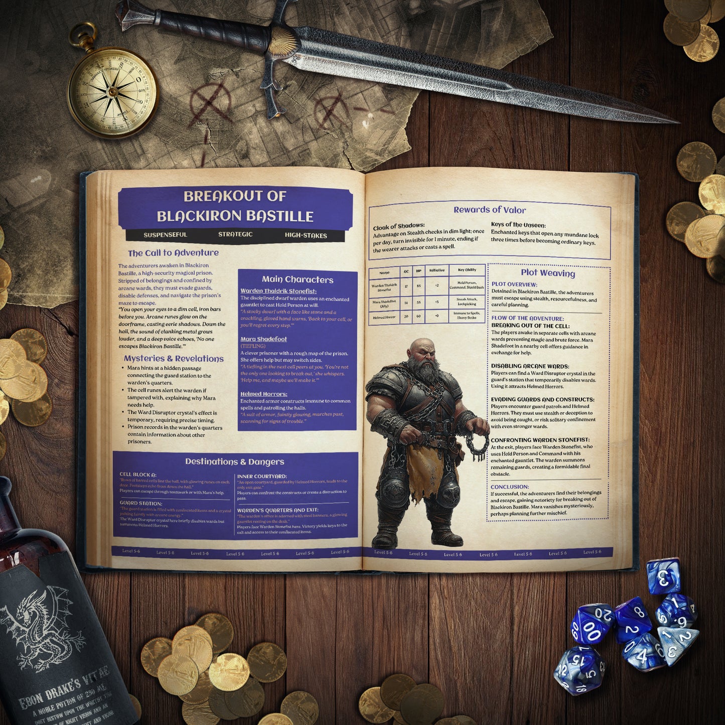 One-Shot Adventures Bundle & Journal (Pics)